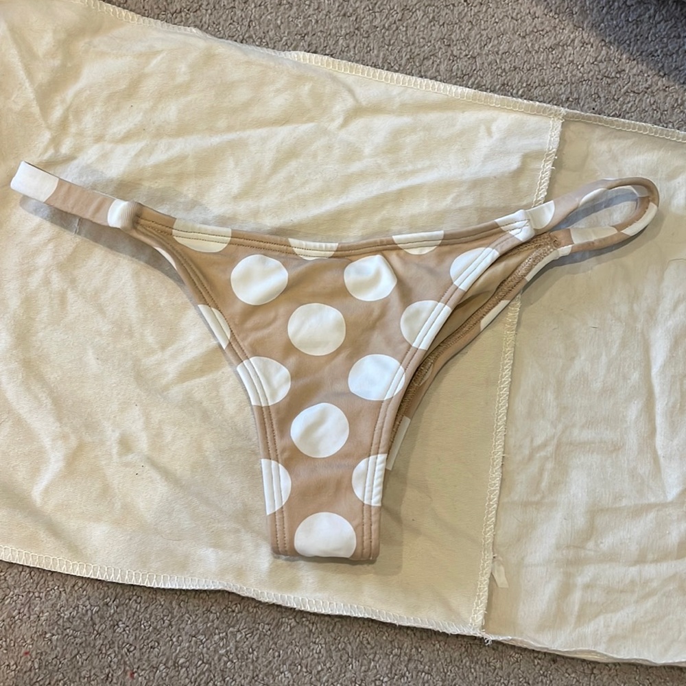 Montce swim polka dot bikini bottoms